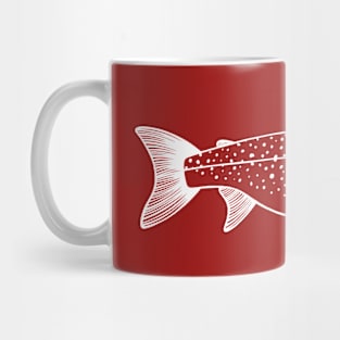 Landlocked Salmon - detailed hand drawn fish design Mug